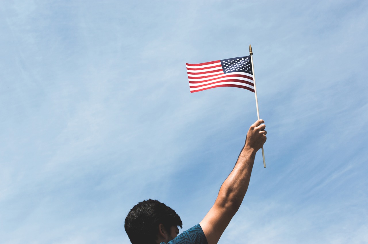 american flag patriot free photo