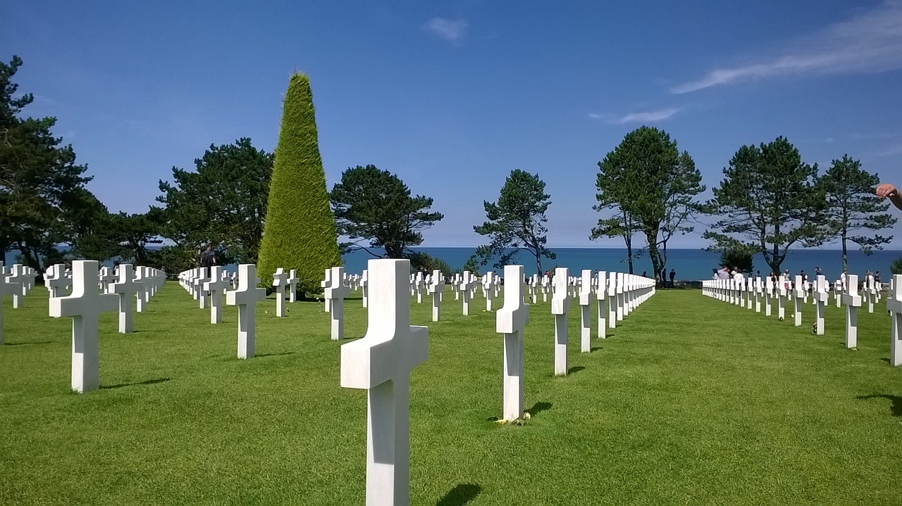 american cemetery military battle free photo