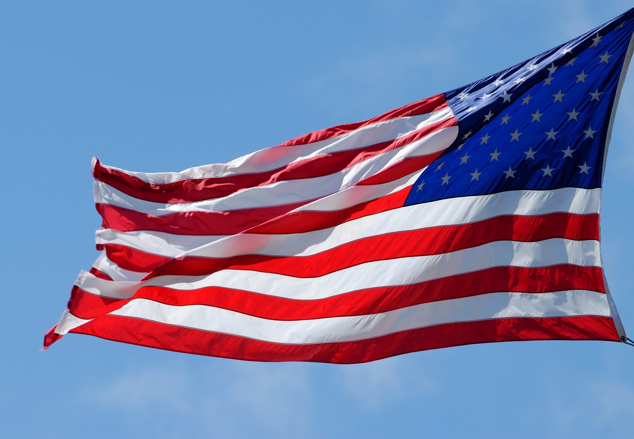 american flag patriotism symbol free photo
