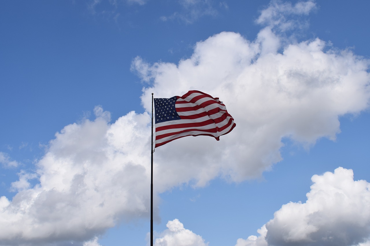 american flag  flag  usa free photo