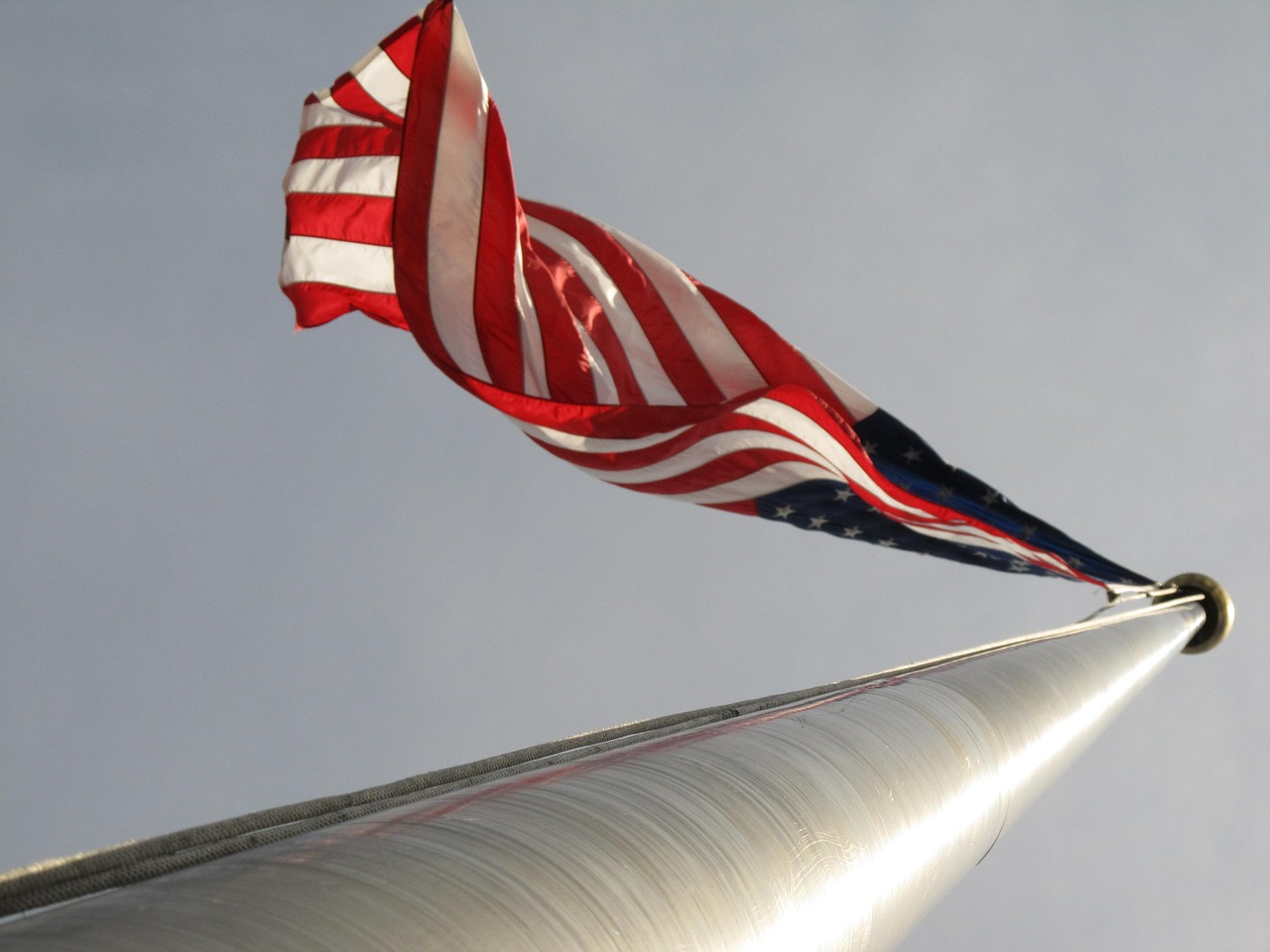 american flag flag flying free photo