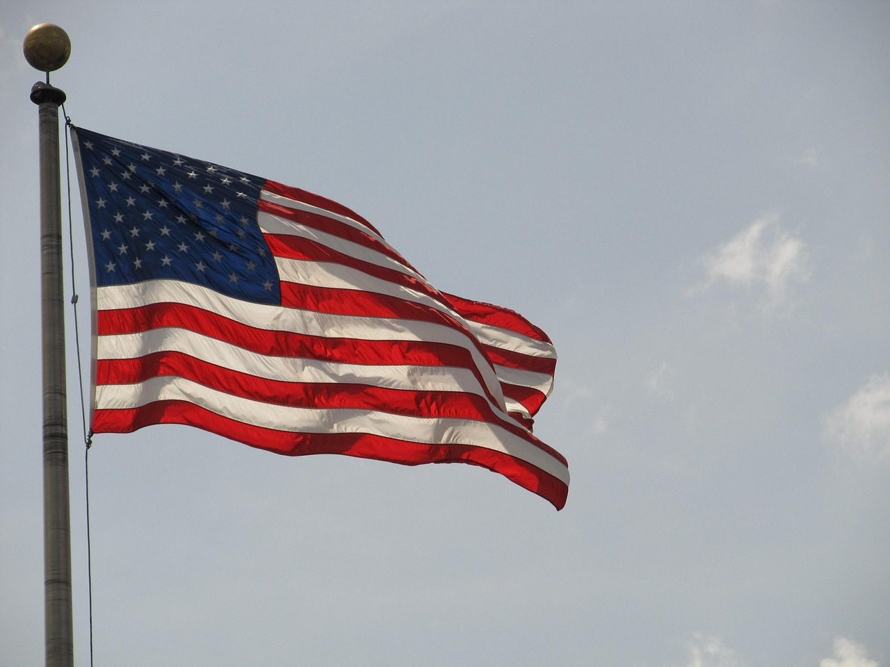 american flag flag stars and stripes free photo