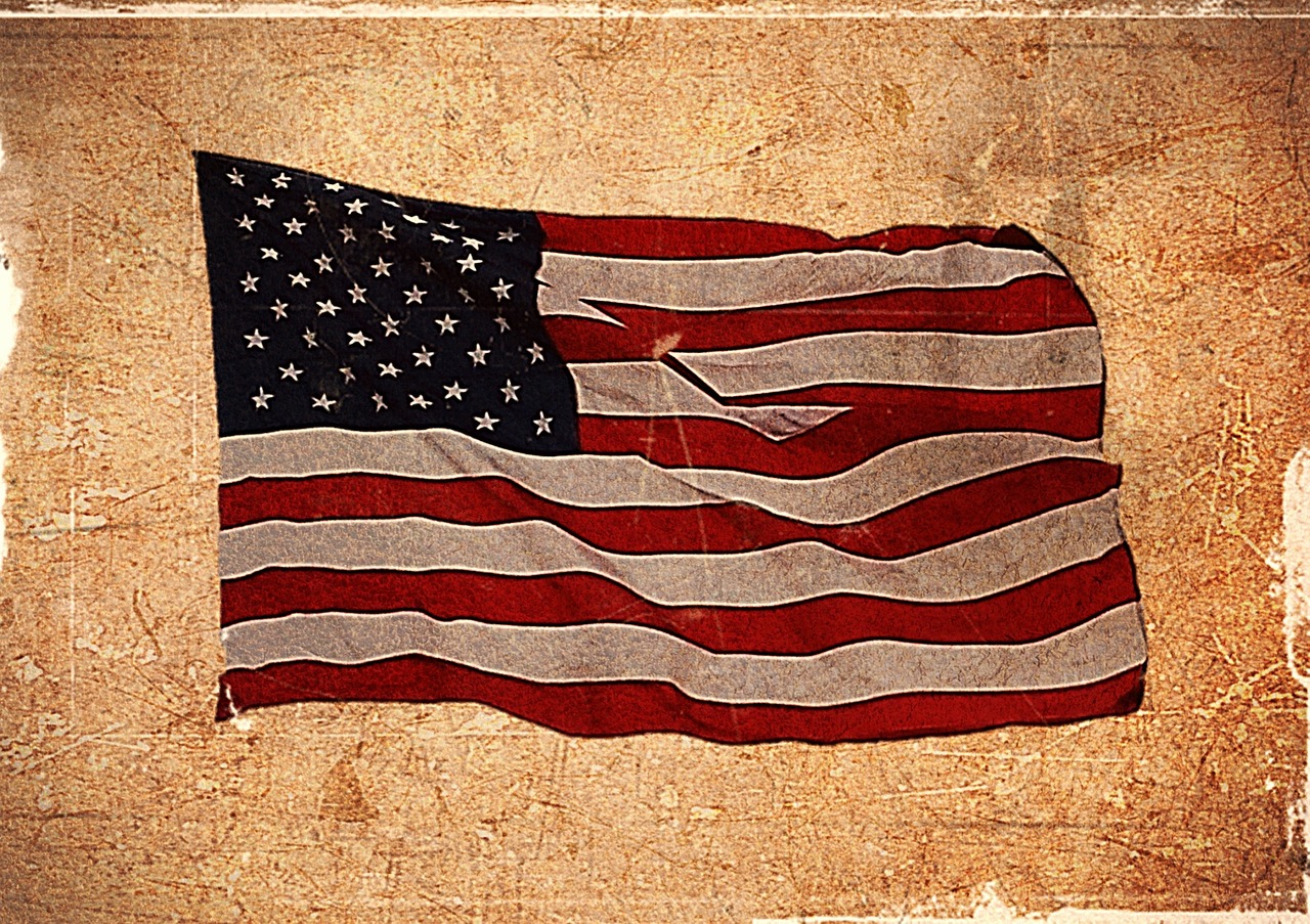 american flag usa flag textured free photo