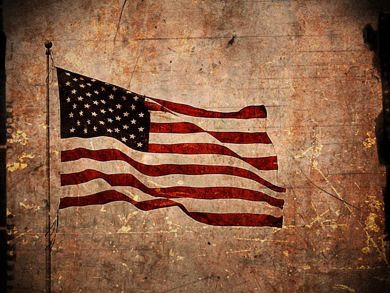 american flag textured rough free photo