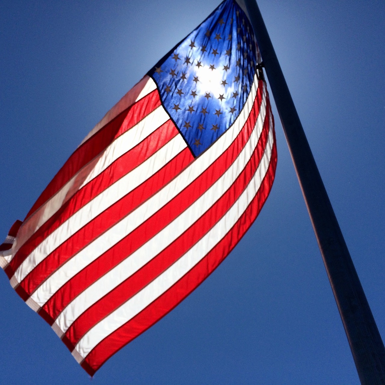 american flag patriotic stars and stripes free photo