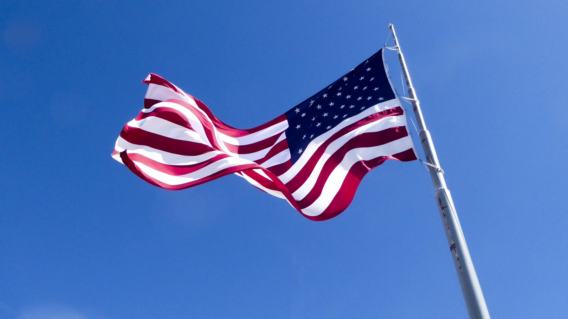 flag american unfurled free photo