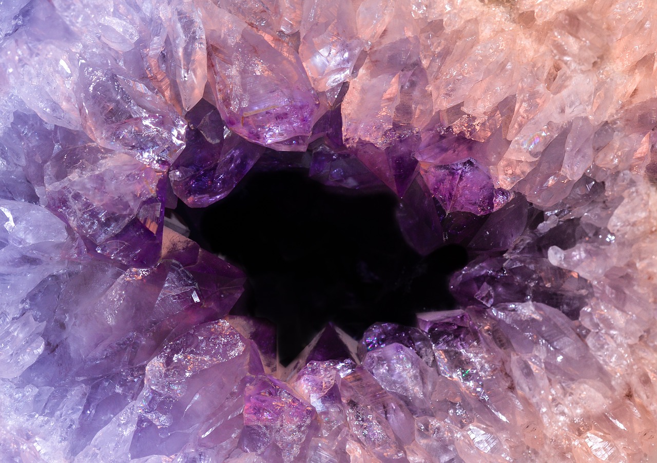 amethyst crystal purple free photo