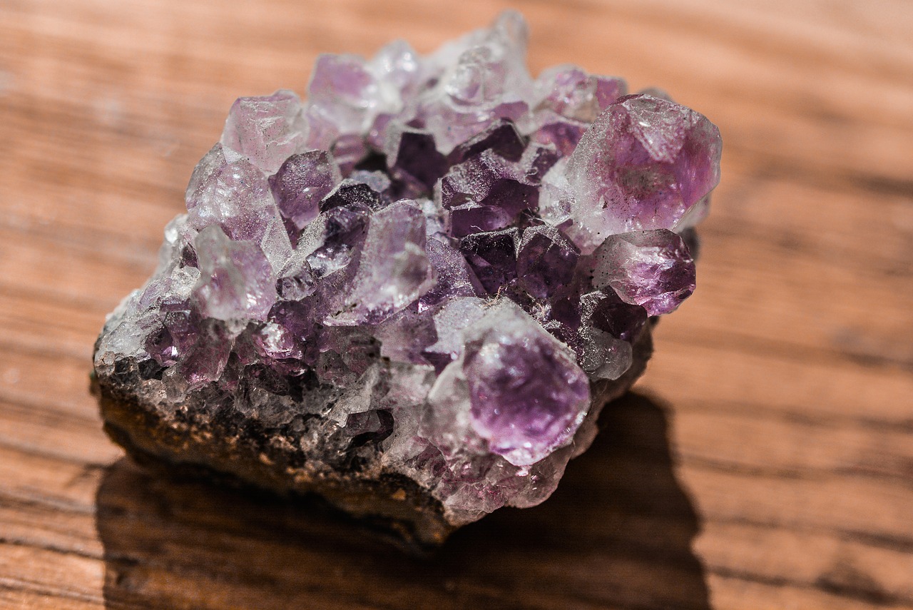 amethyst stone crystal free photo