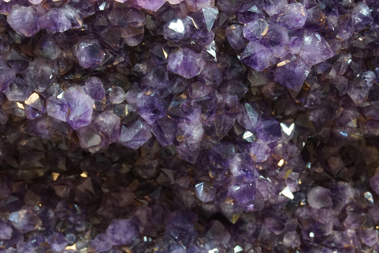 amethyst mineral violet free photo