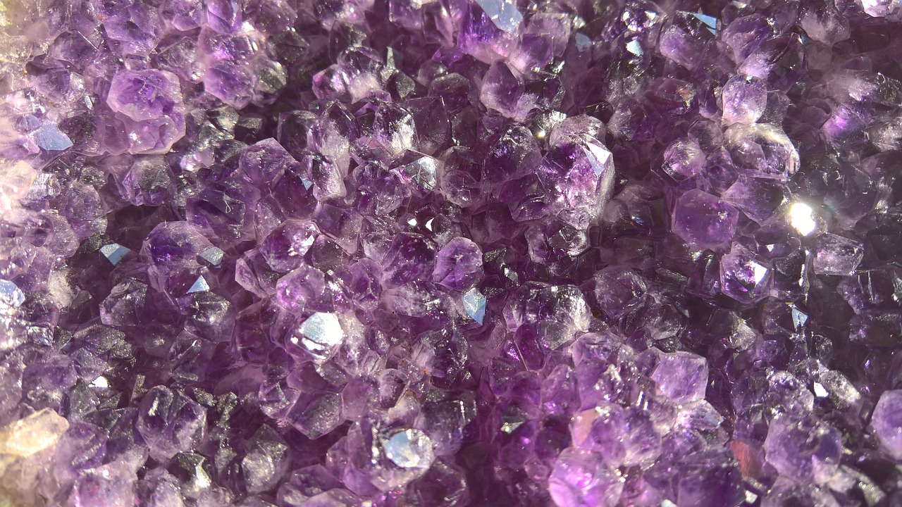 amethyst  minerals  semi precious stone free photo
