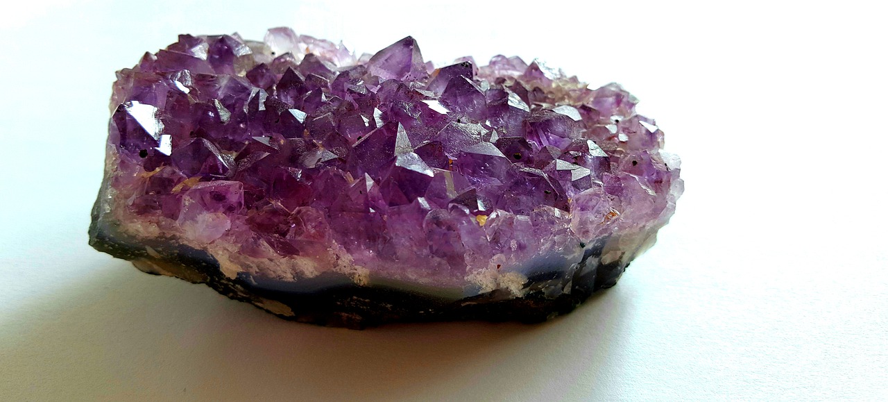 amethyst  geode  cluster free photo