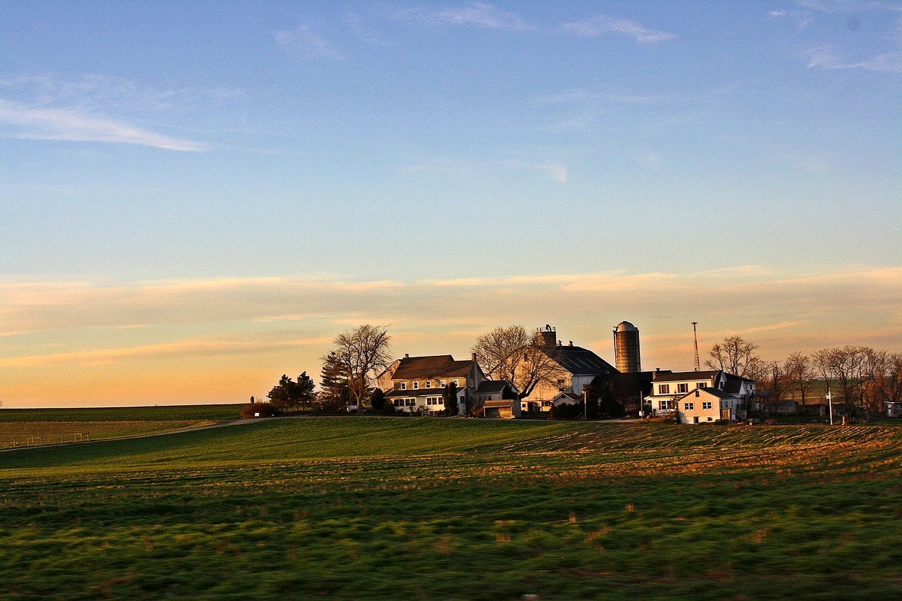 amish countryside rural free photo