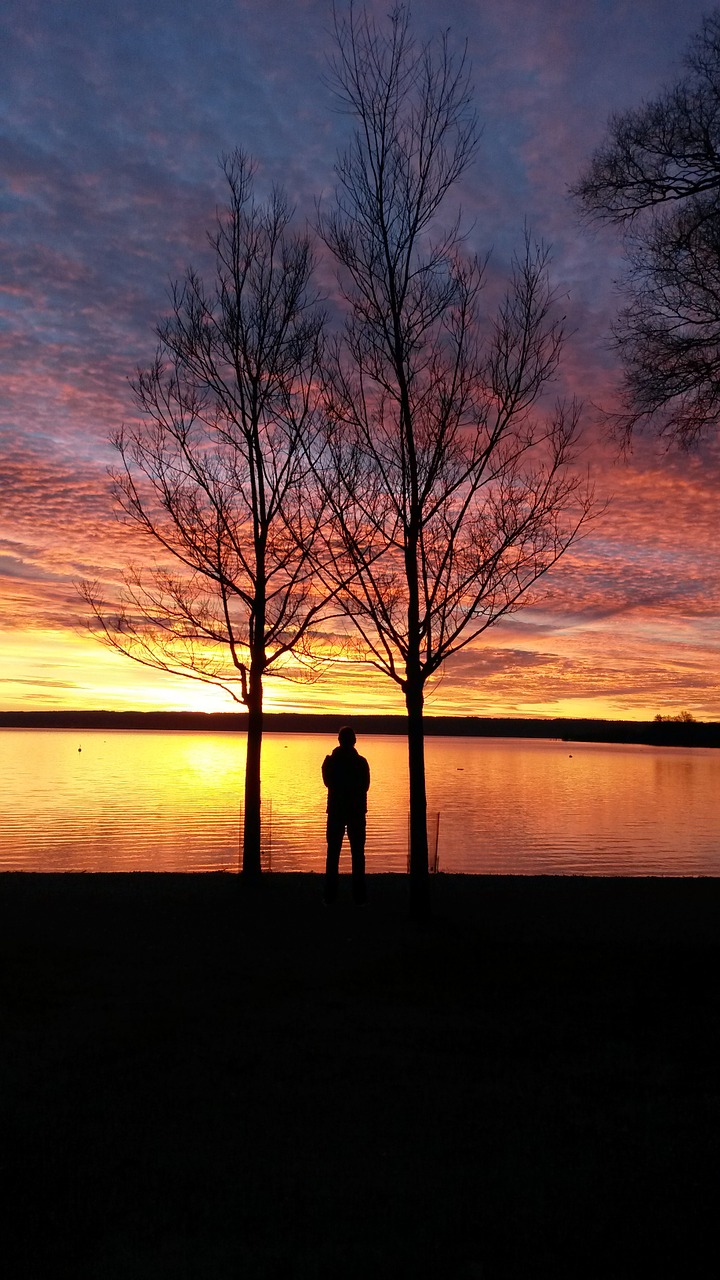 ammersee sunset germany free photo