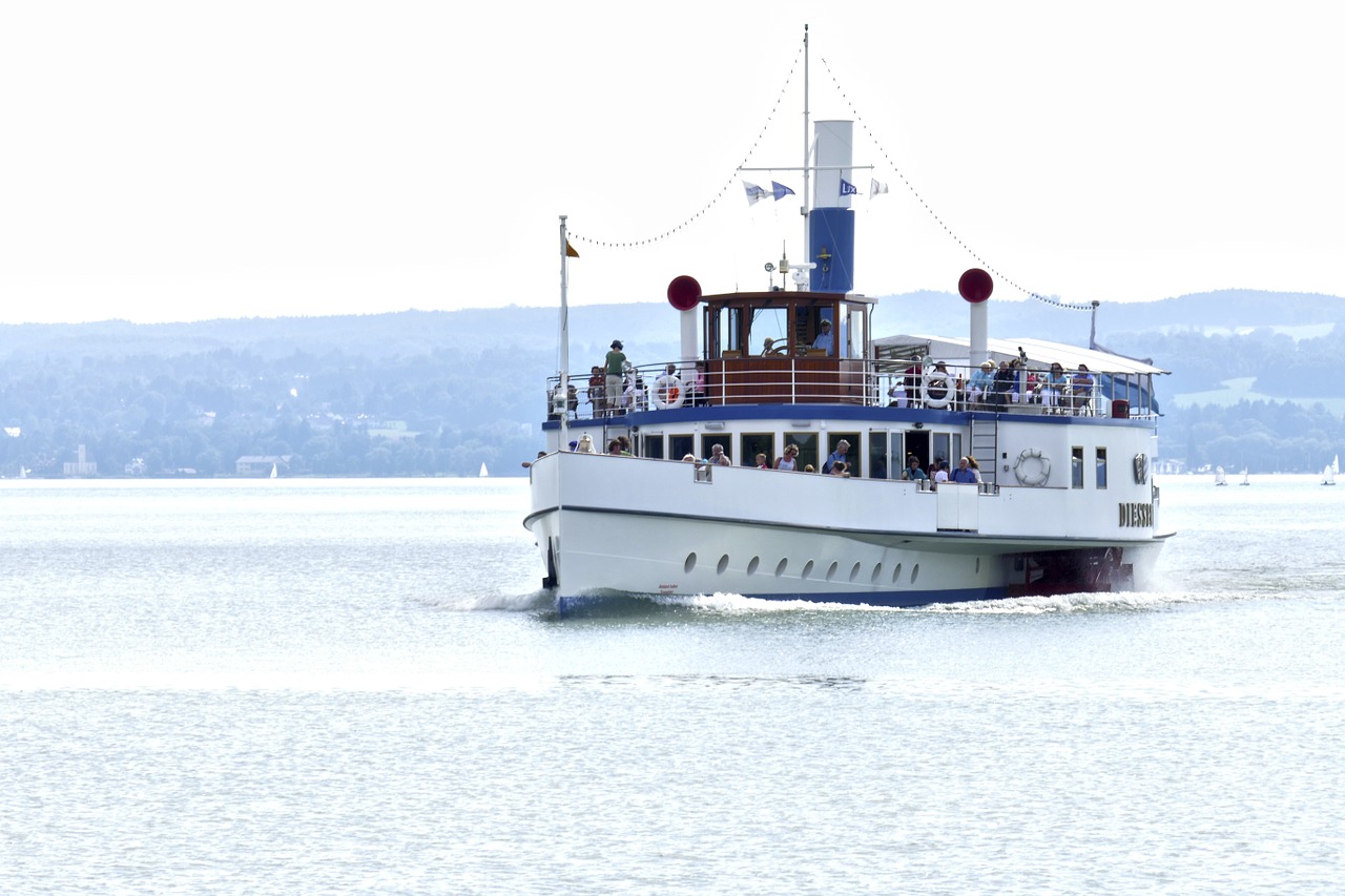 ammersee steamer paddle steamer free photo