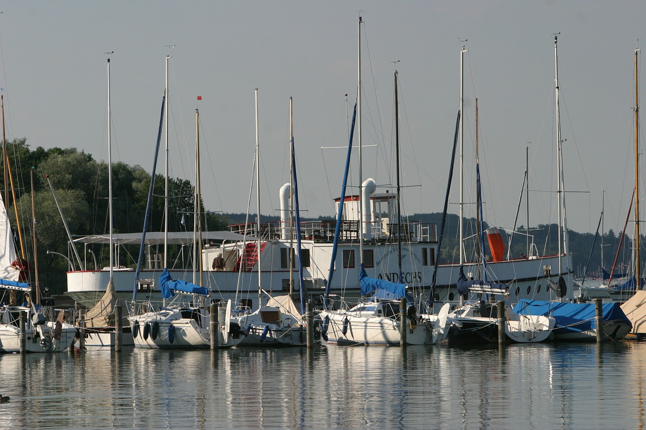 ammersee water boats free photo