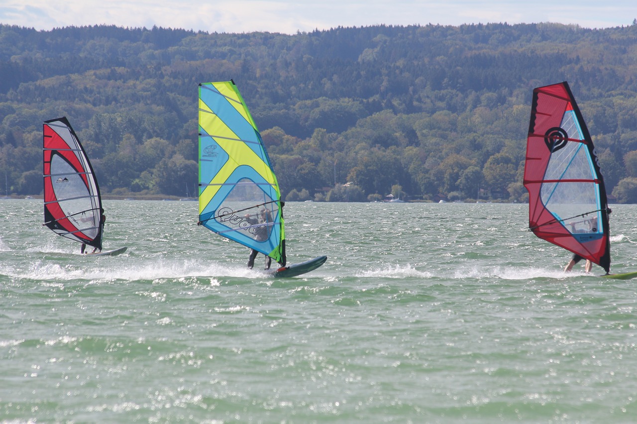 ammersee  surf  water free photo