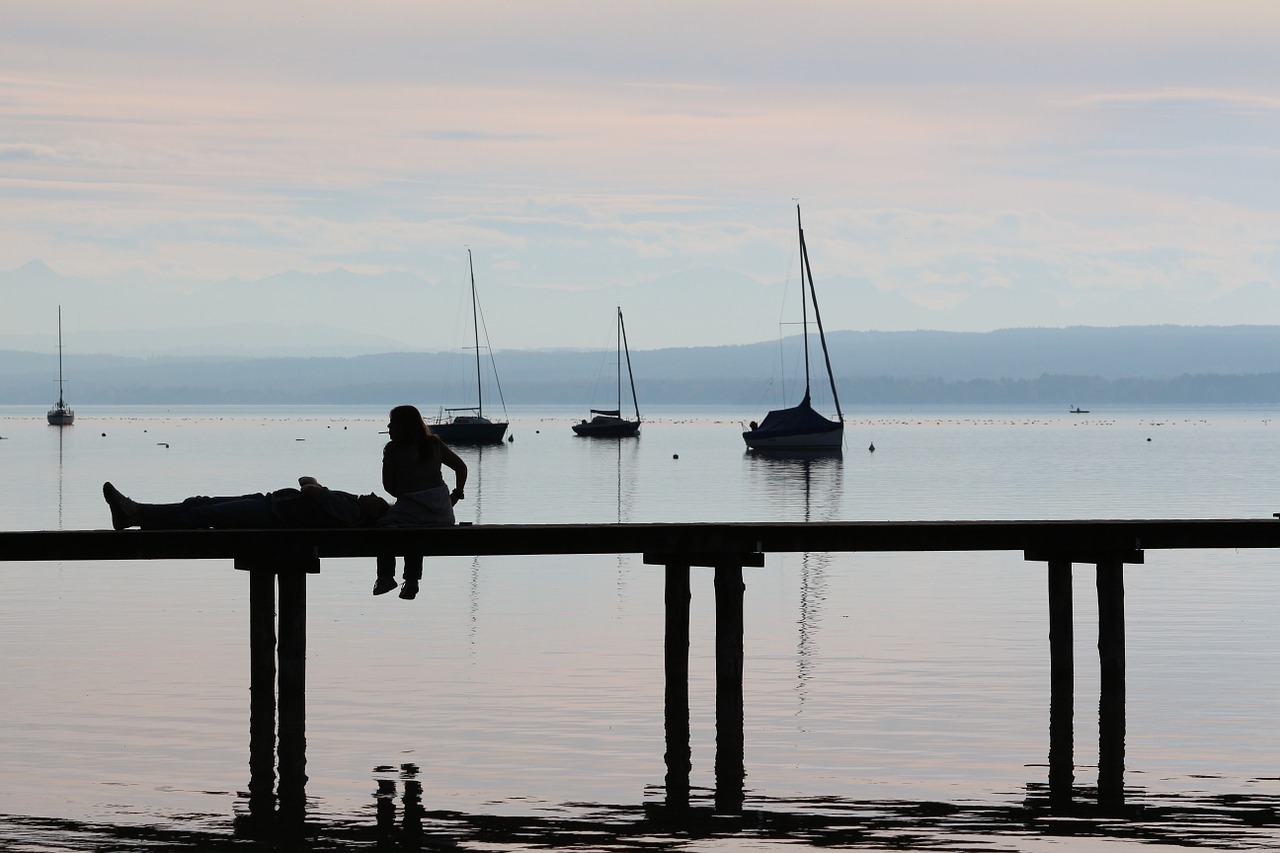ammersee bavaria water free photo