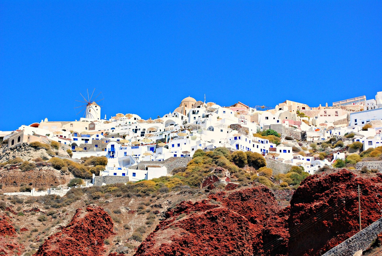 ammoudi beach santorini free photo