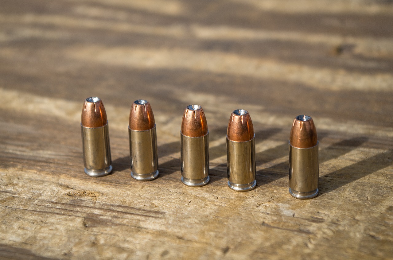 ammunition  9mm  hollow point free photo