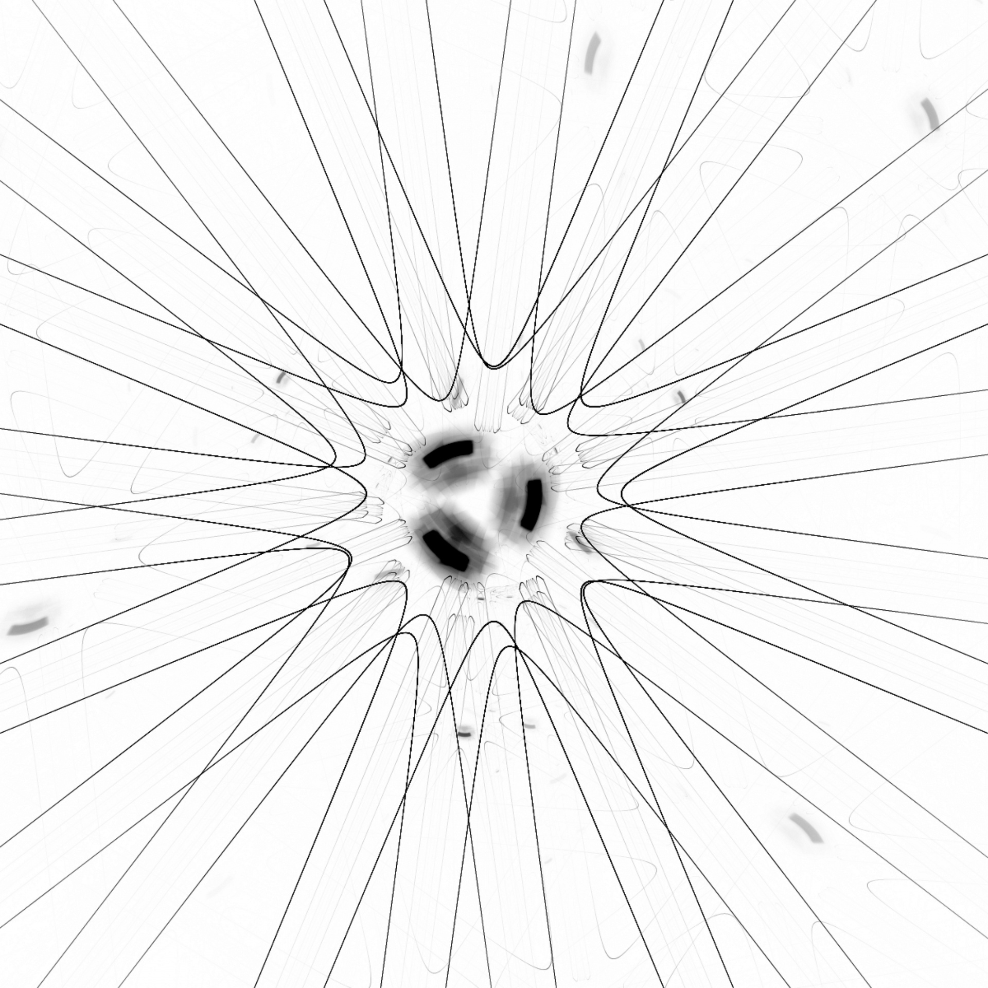 fractal amoeba black free photo