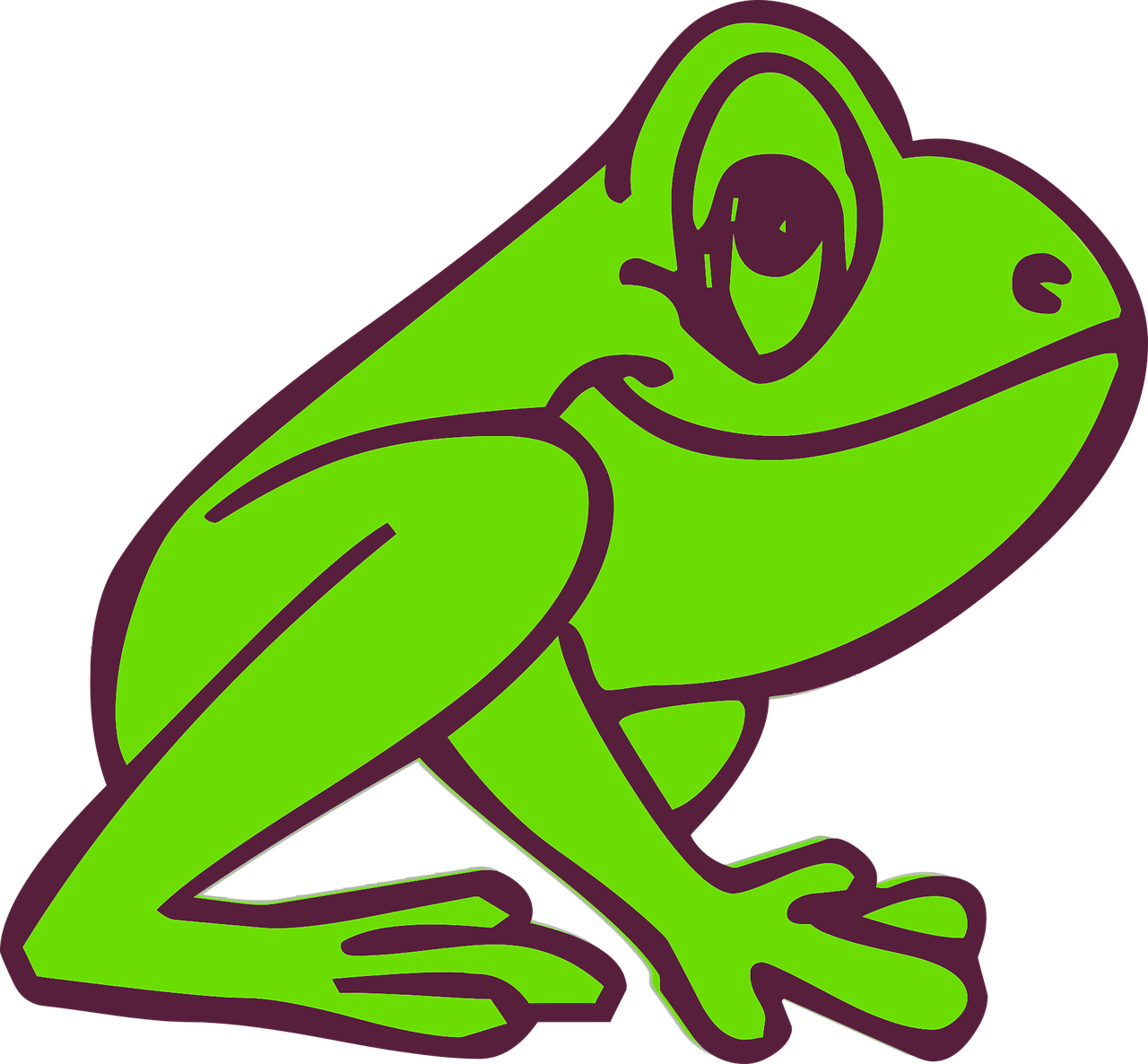 amphibian animal cartoon free photo