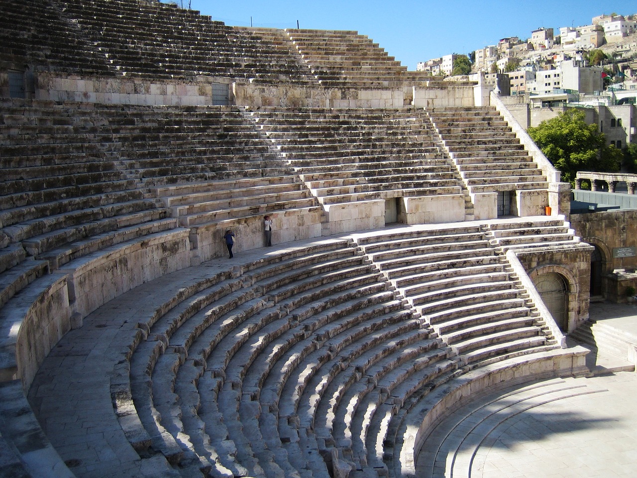 amphitheater amman roman free photo