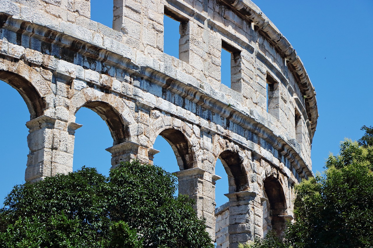 amphitheater arcade roman free photo