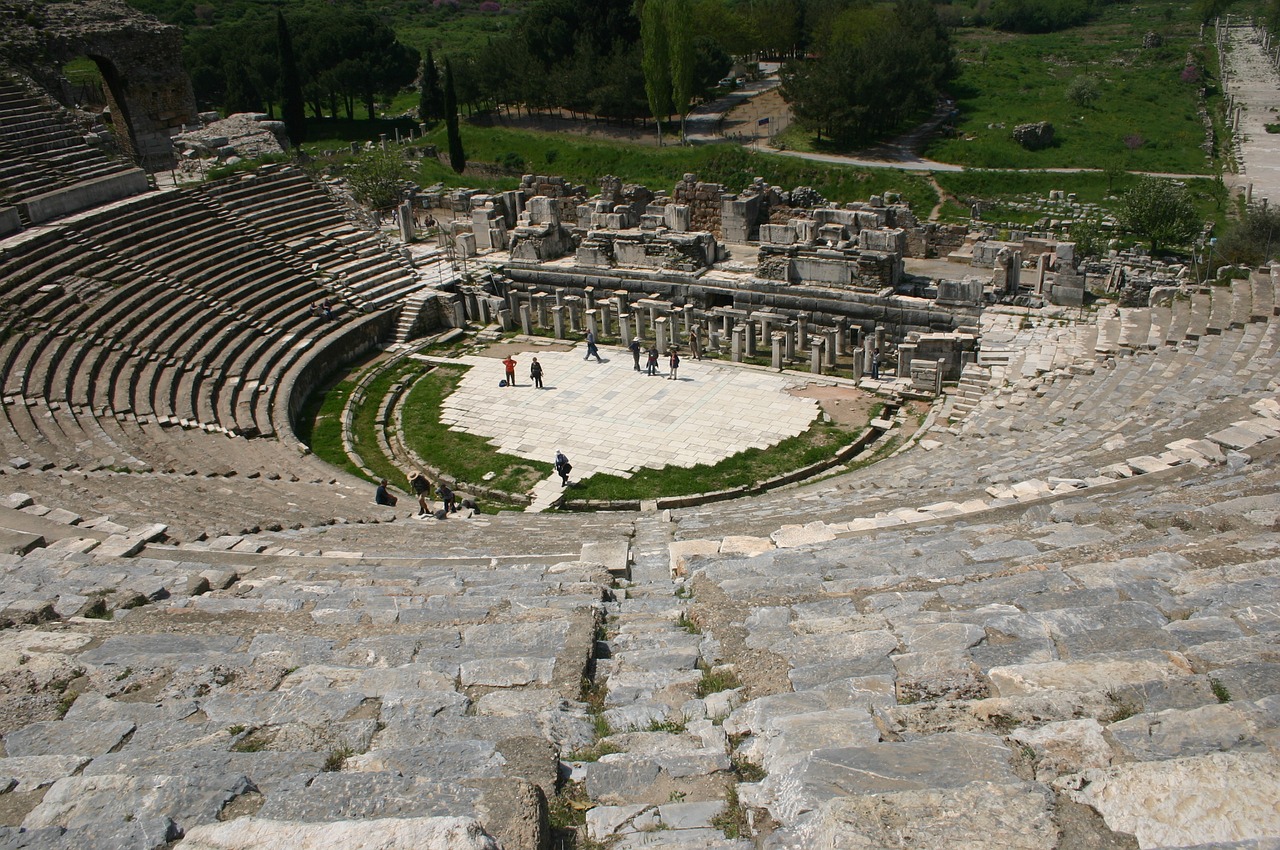 amphitheater turkey archeology free photo