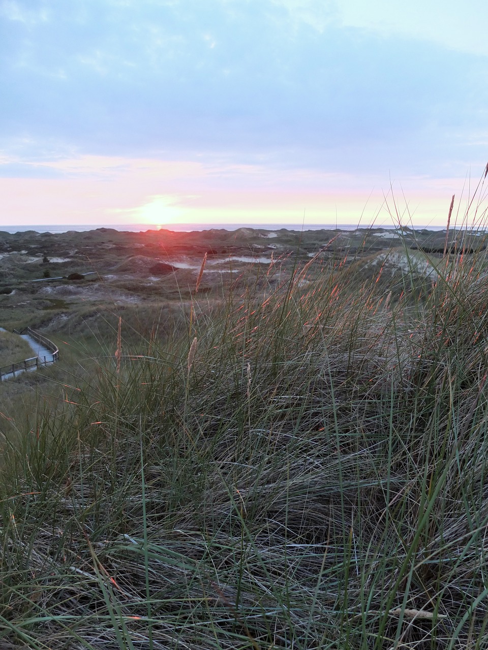 amrum sunset evening free photo