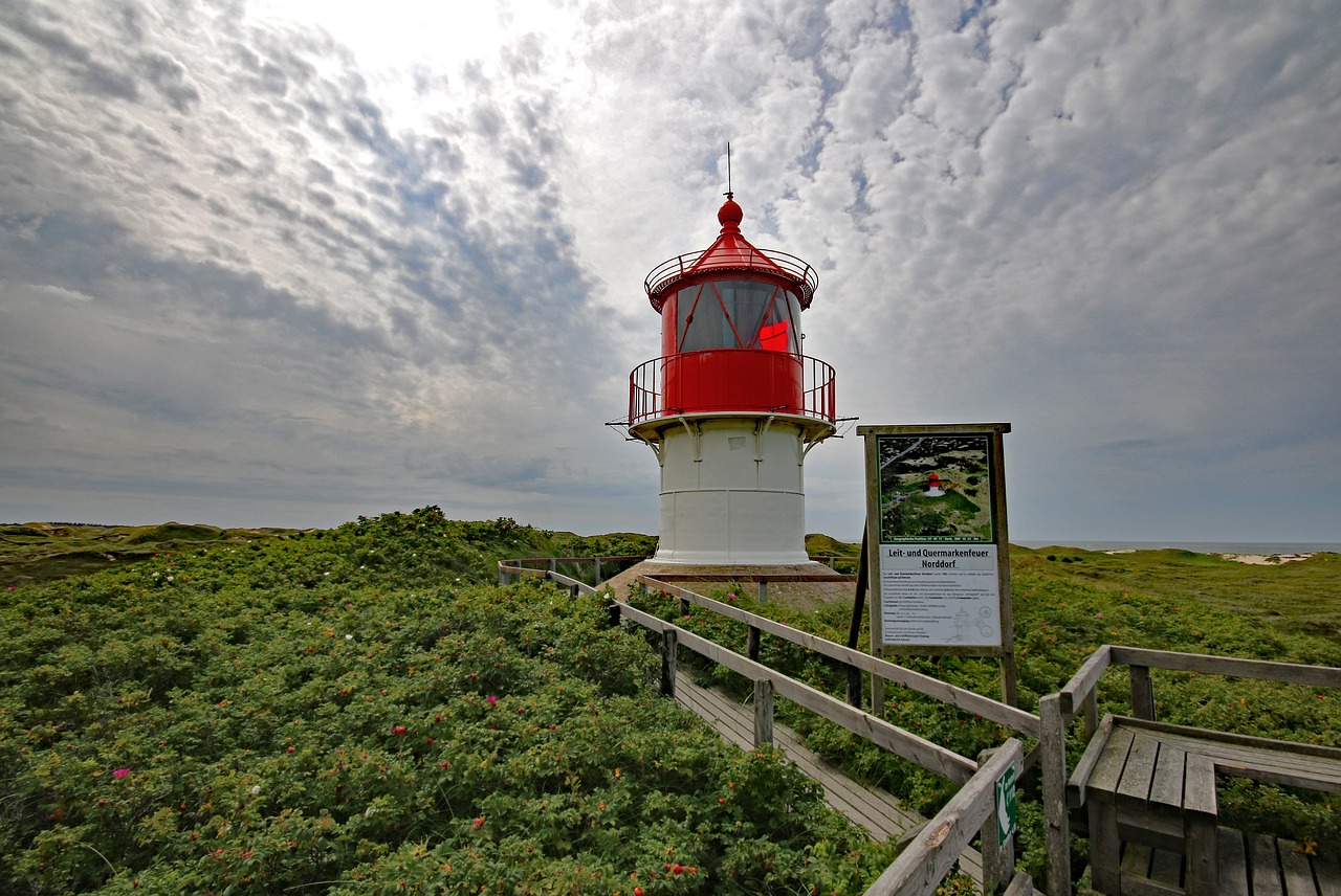 amrum lighthouse beacon free photo