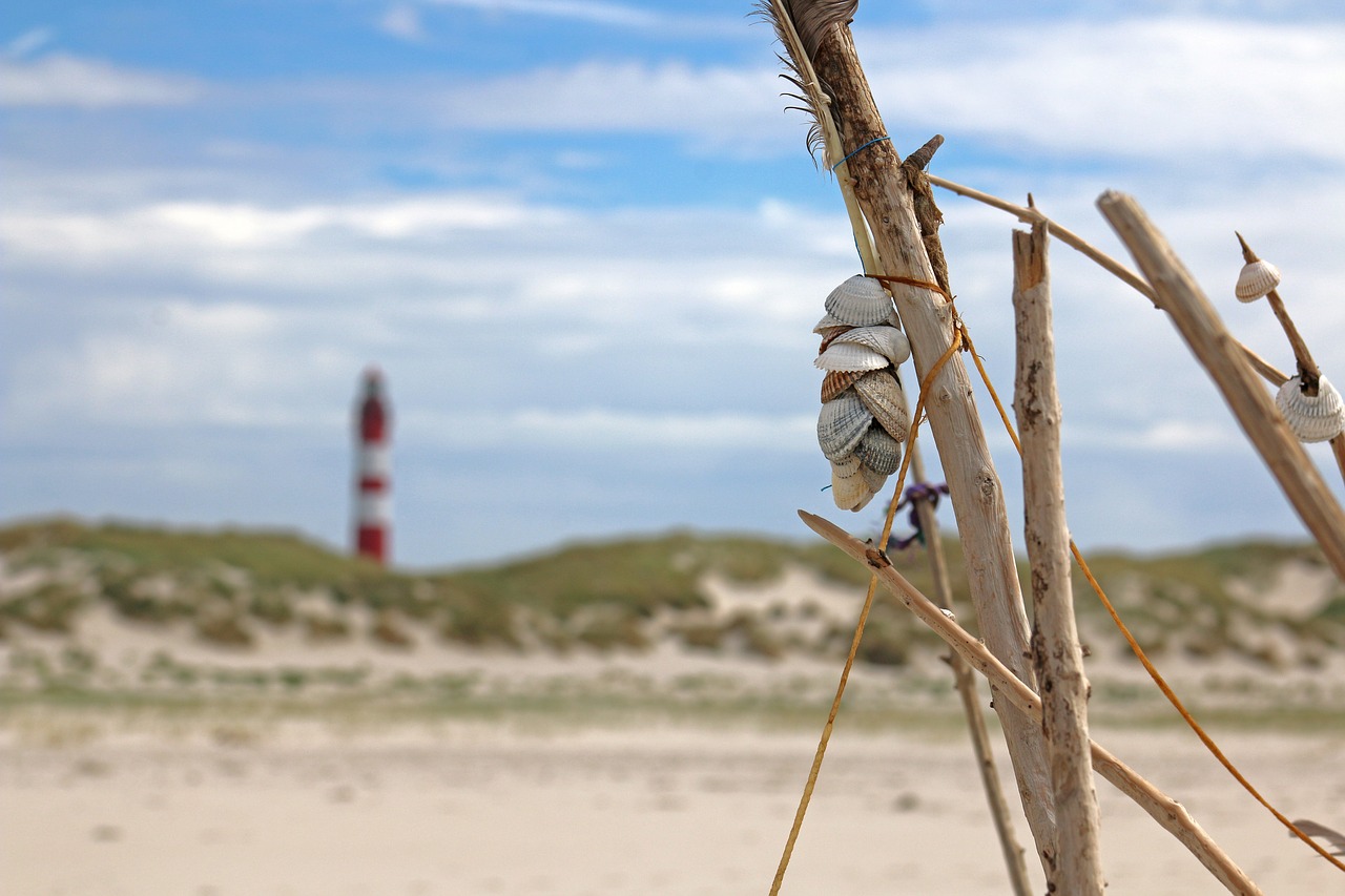 amrum  lighthouse  beach free photo