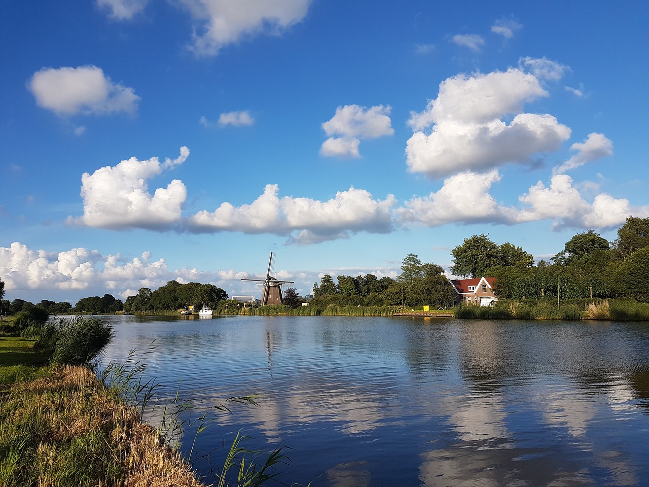 amstel river amsterdam free photo