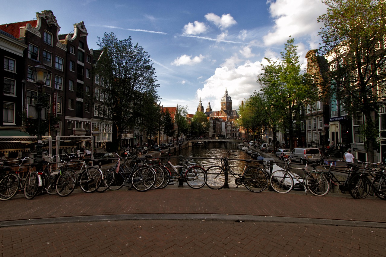 amsterdam holland bike free photo