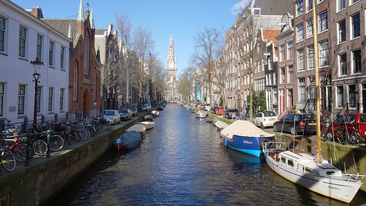 amsterdam river bridge free photo