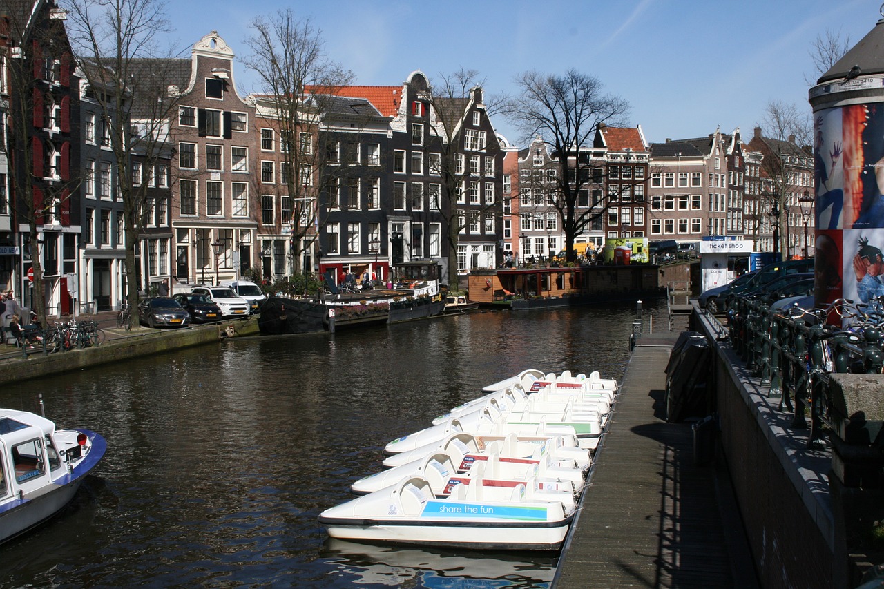 amsterdam canal water free photo