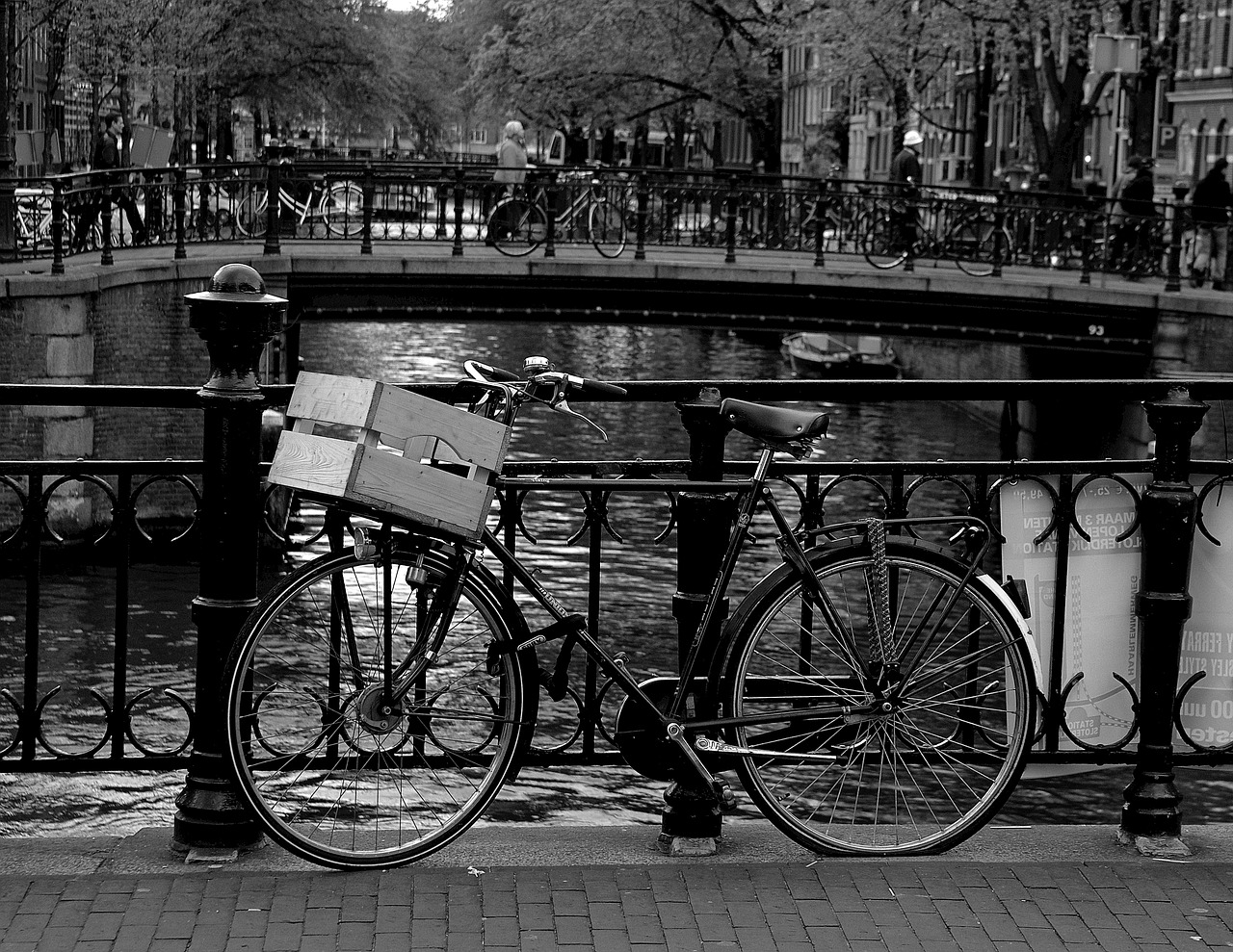 amsterdam canal wheel free photo