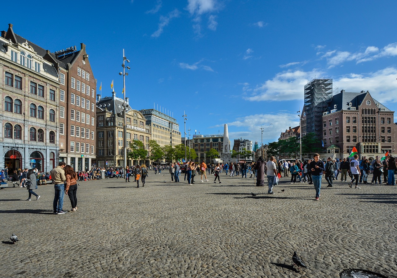 amsterdam square netherlands free photo