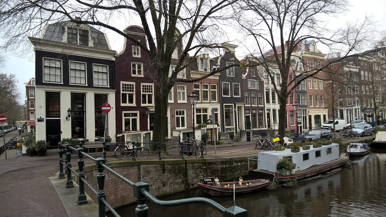 amsterdam netherlands canal free photo