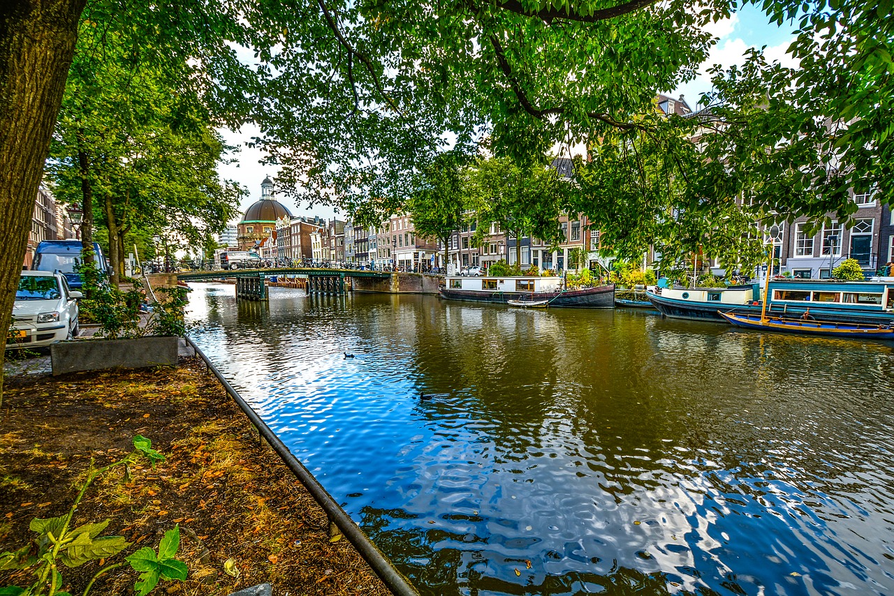 amsterdam bridge canal free photo