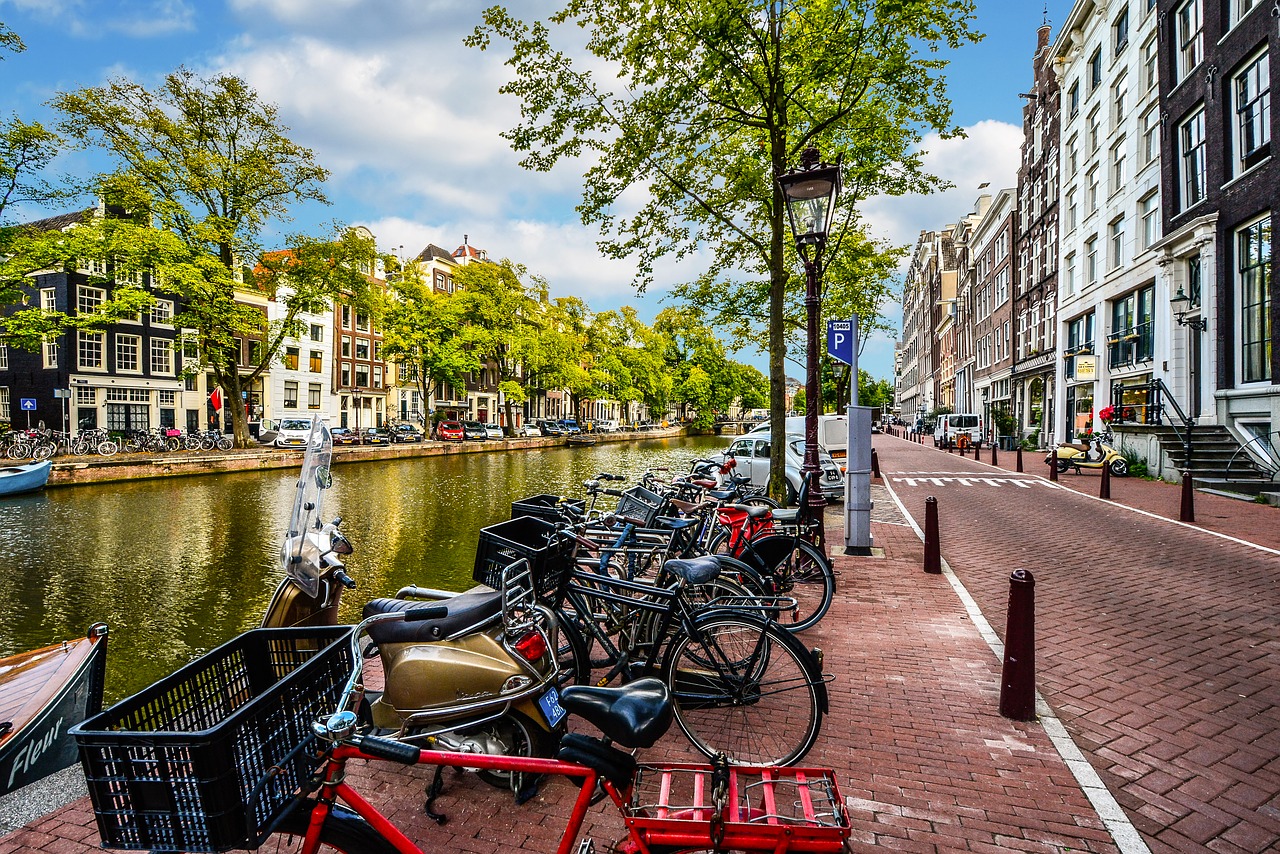 amsterdam street canal free photo