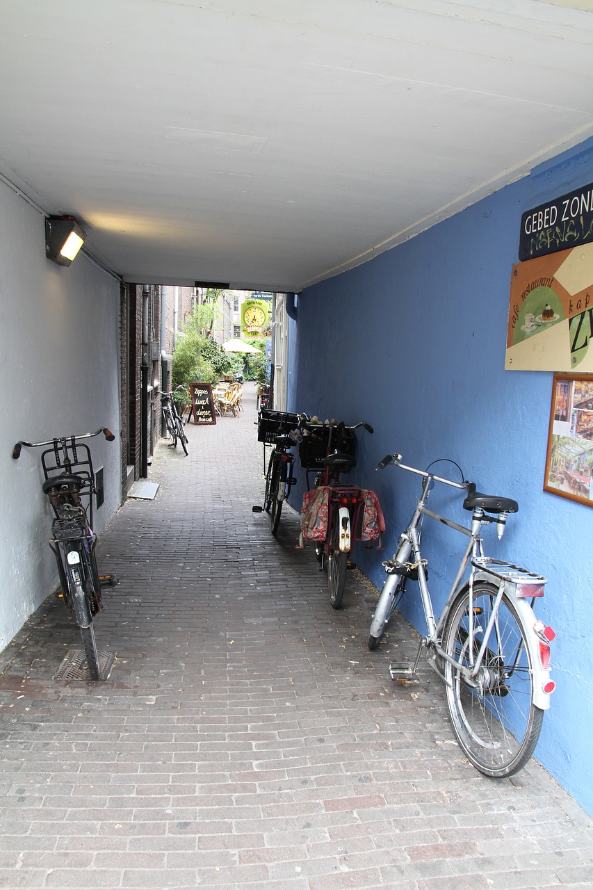 amsterdam bicycles bike free photo