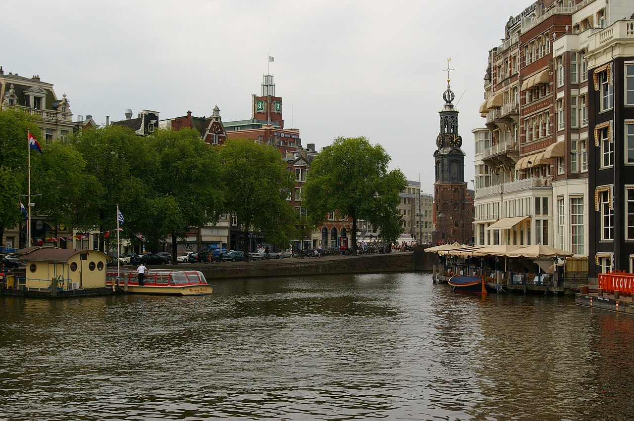 amsterdam river amstel free photo