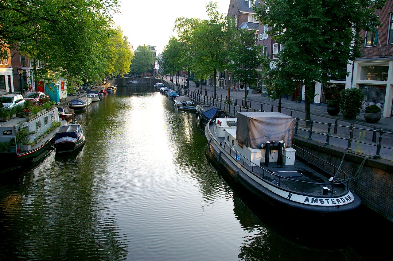amsterdam river amstel free photo
