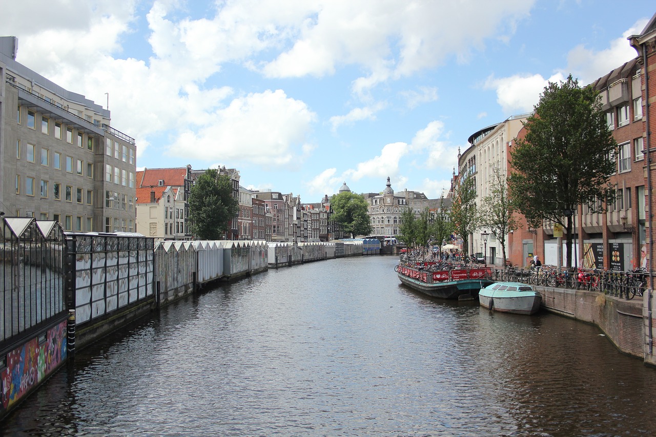 amsterdam travel river free photo