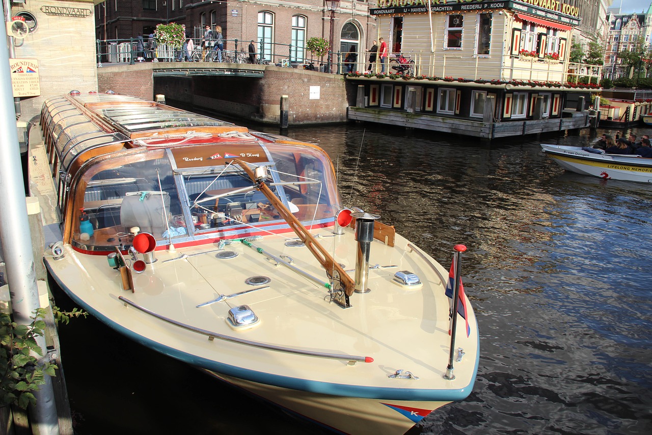 amsterdam ship water free photo