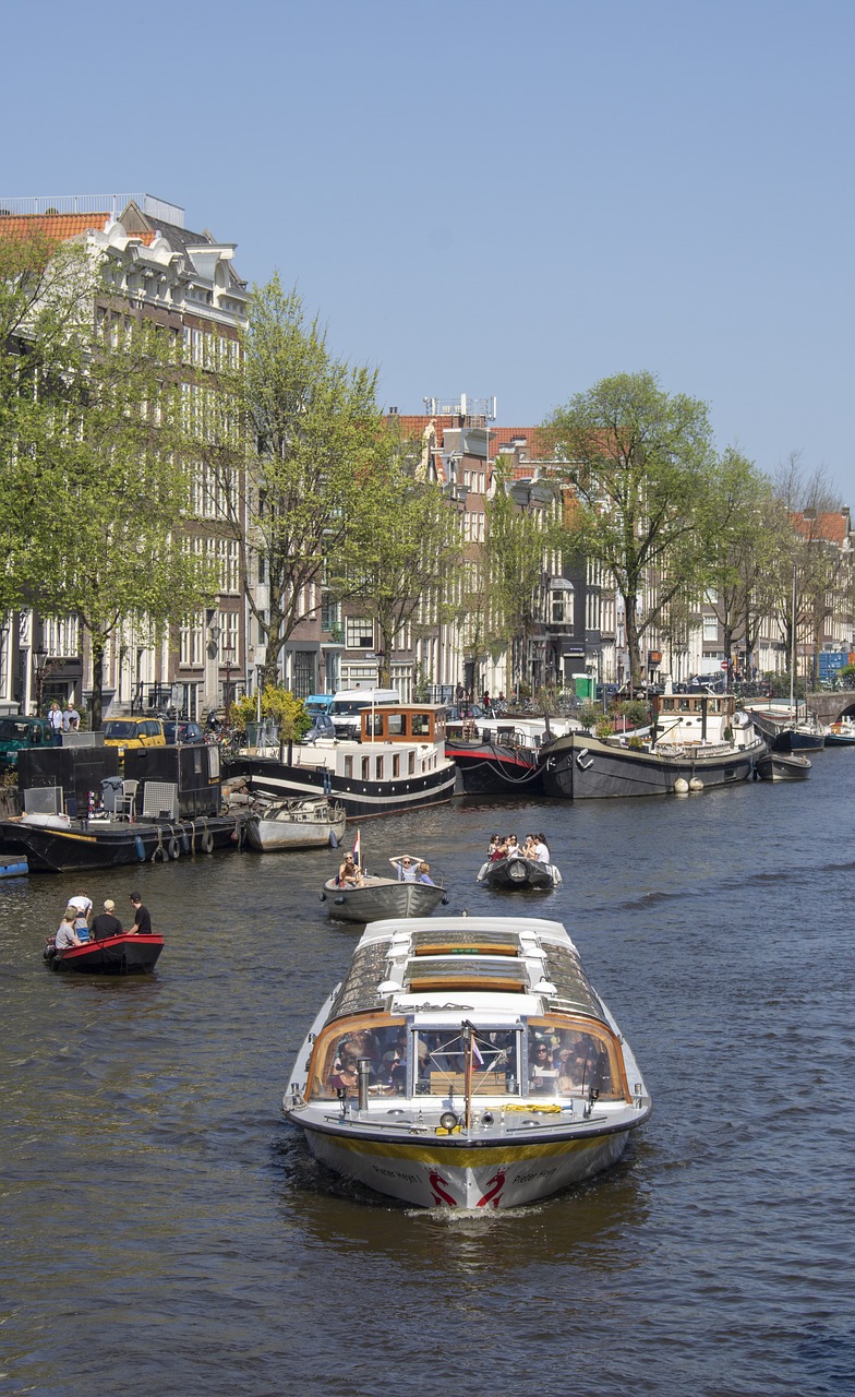 amsterdam  canal  excursion boat free photo