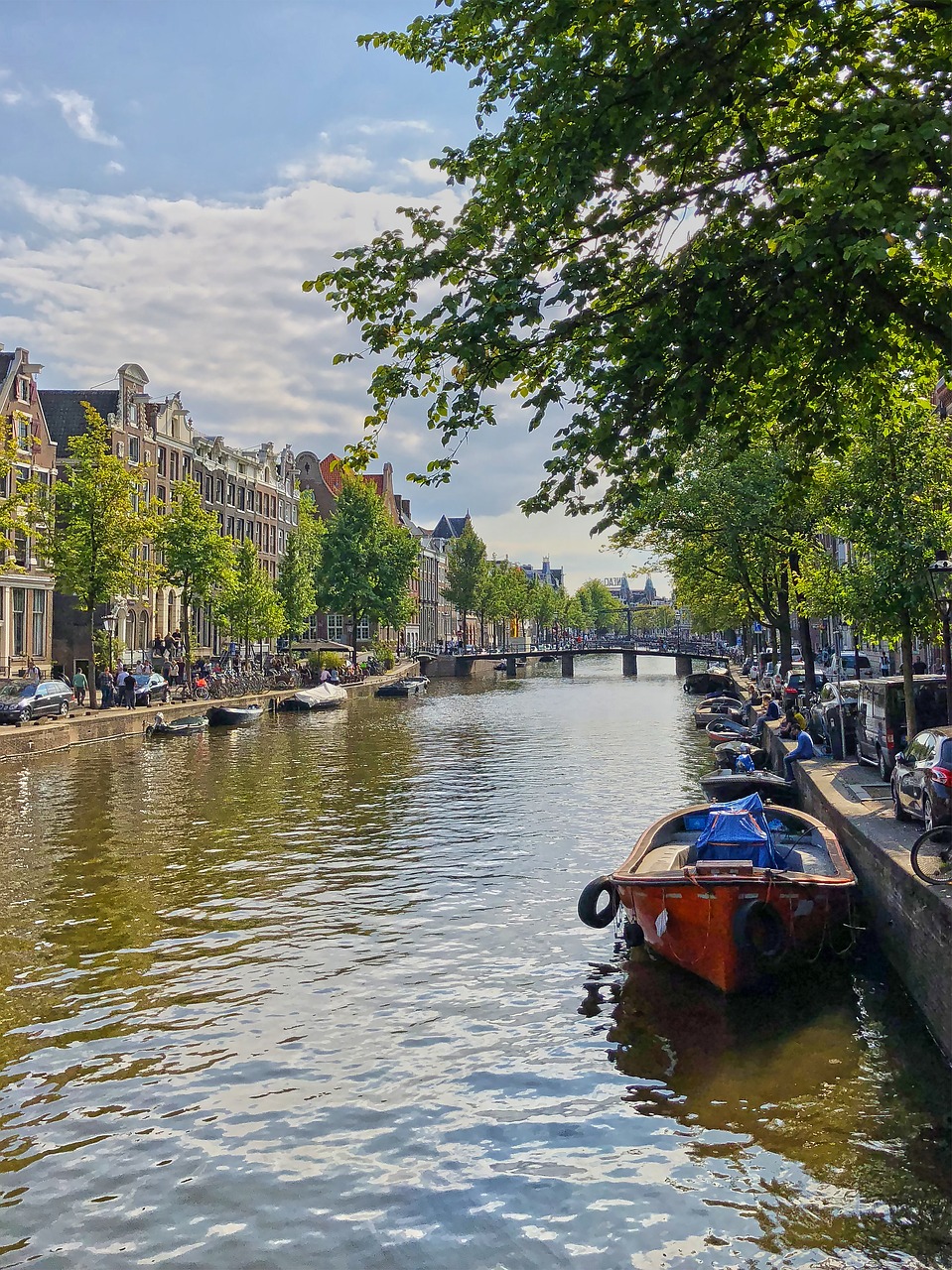amsterdam  boat  netherlands free photo