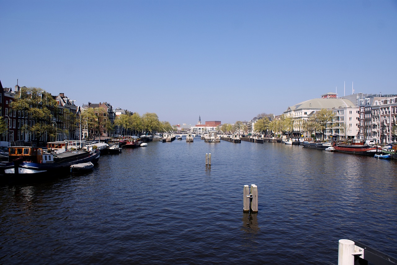 amsterdam  canals  city free photo