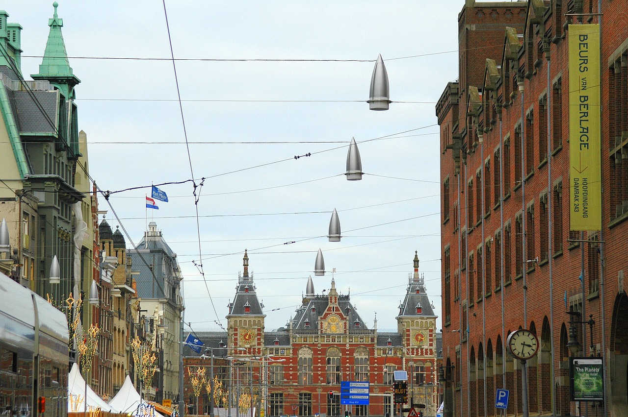 amsterdam lights street free photo