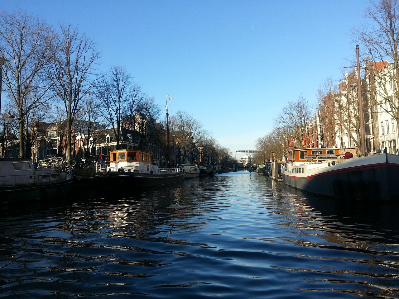amsterdam netherlands channel free photo